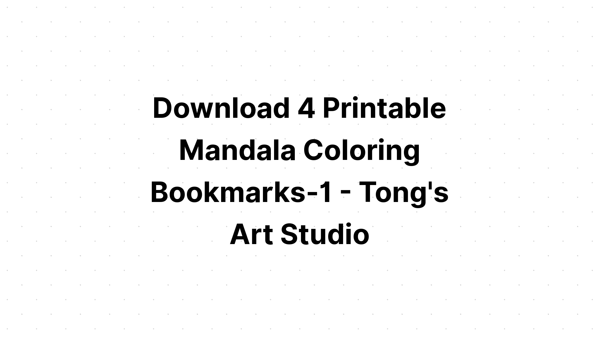 Download Printable Coloring Bookmarks Set #7 SVG File